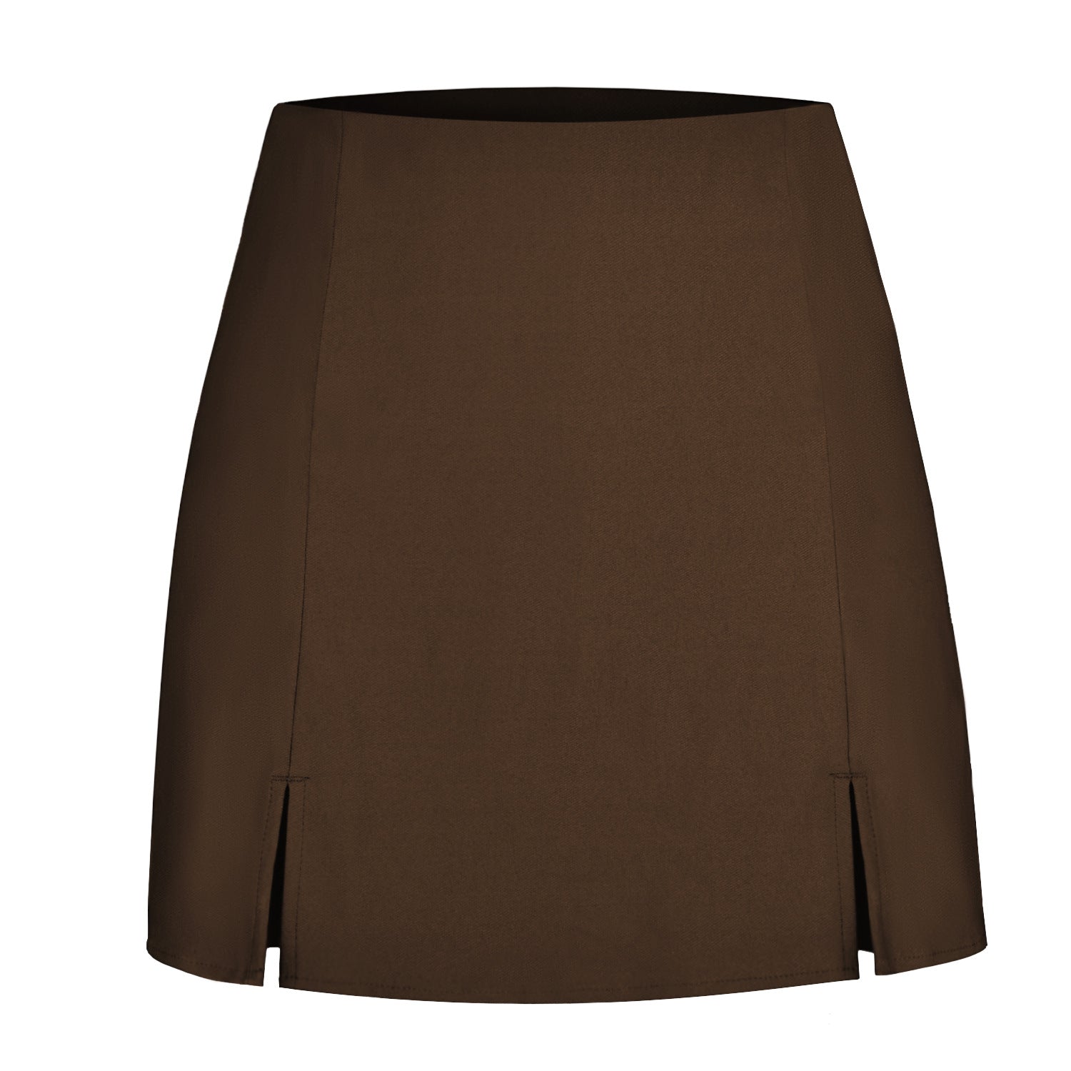 High Waist Side Slit Skort Shorts