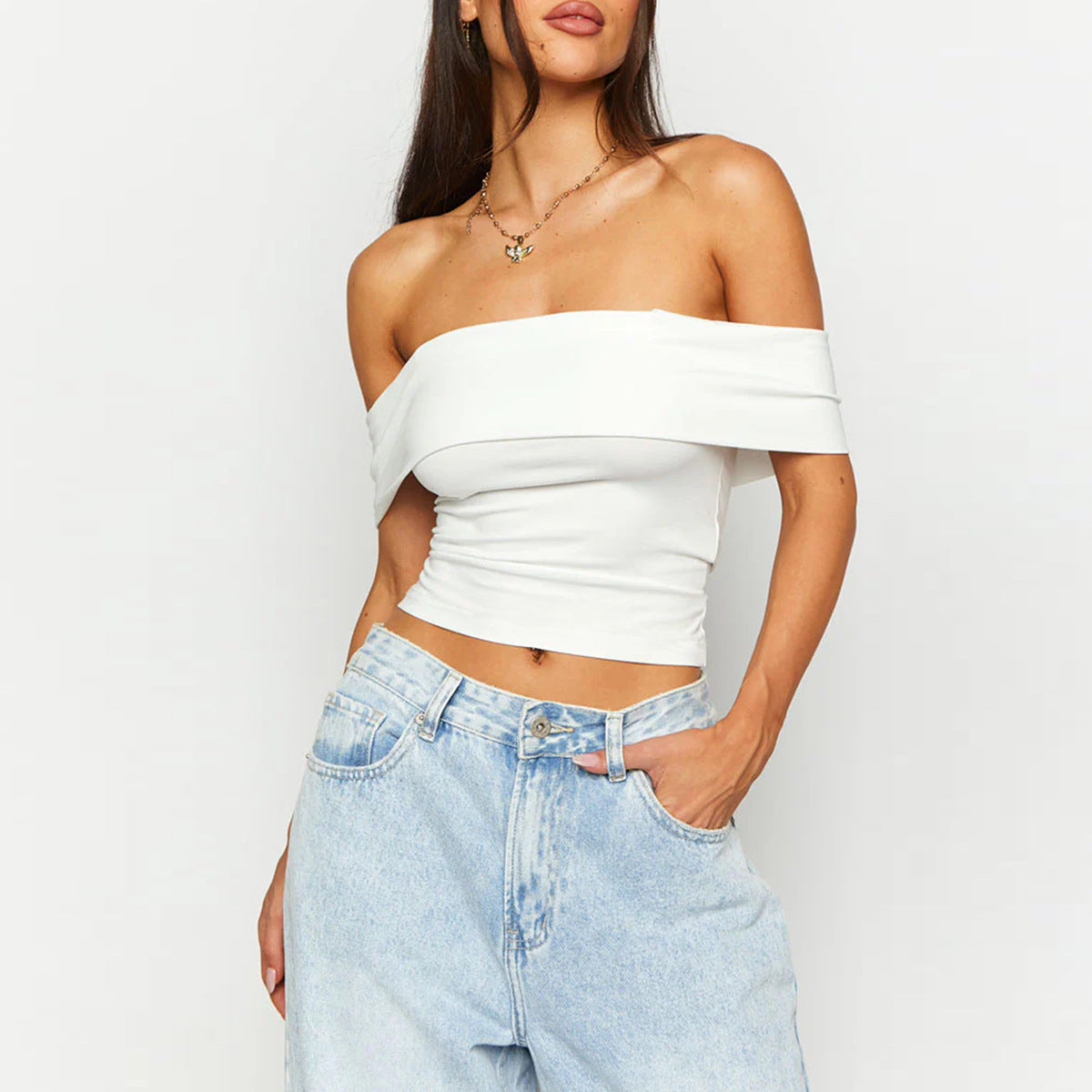 Off-Shoulder Essential Top