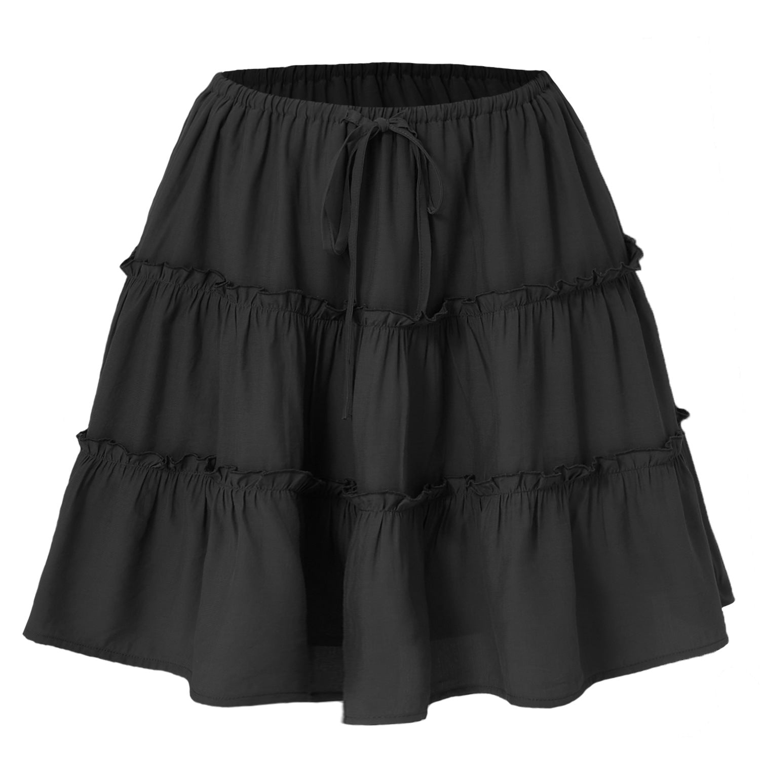 Tiered Ruffle Mini Skir