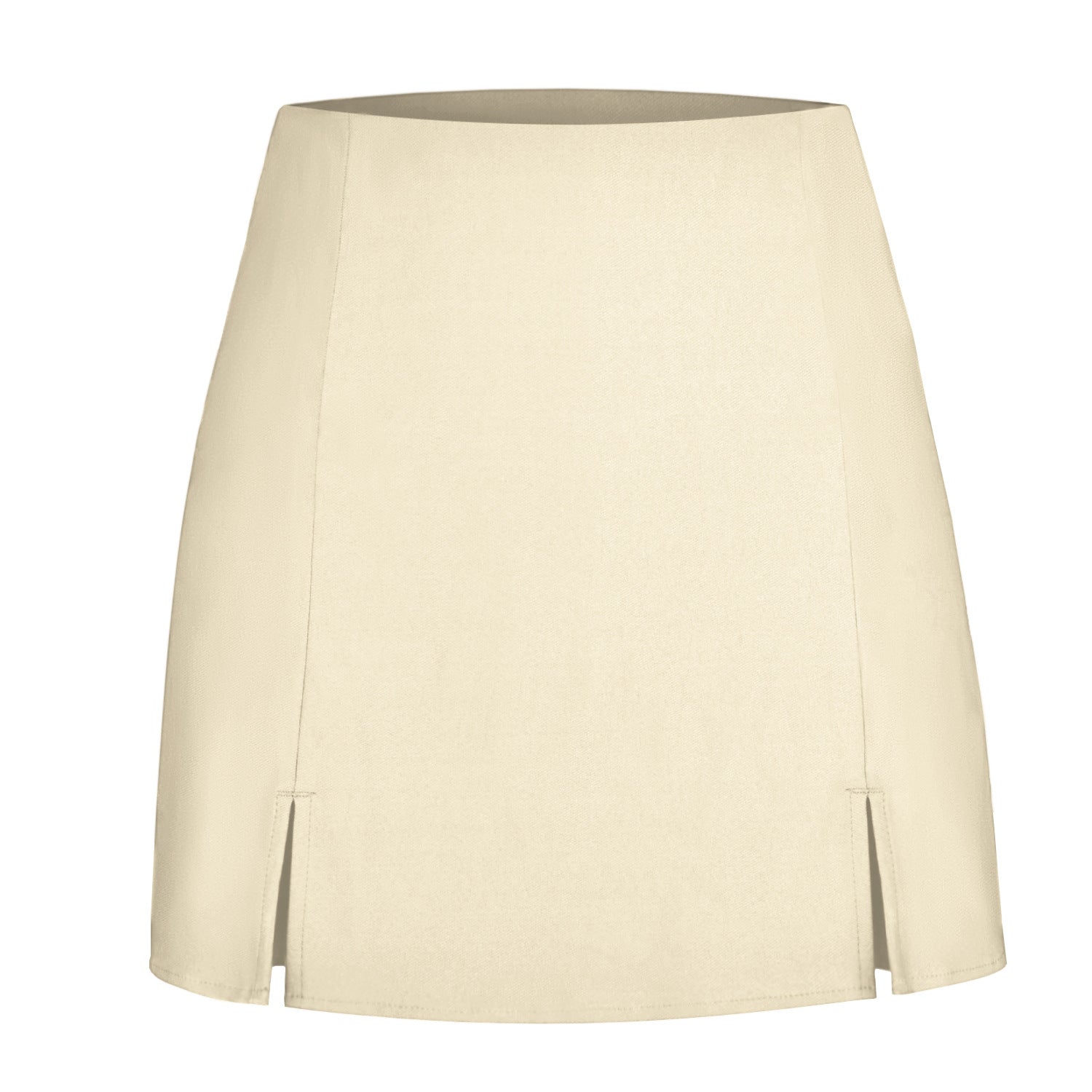 High Waist Side Slit Skort Shorts