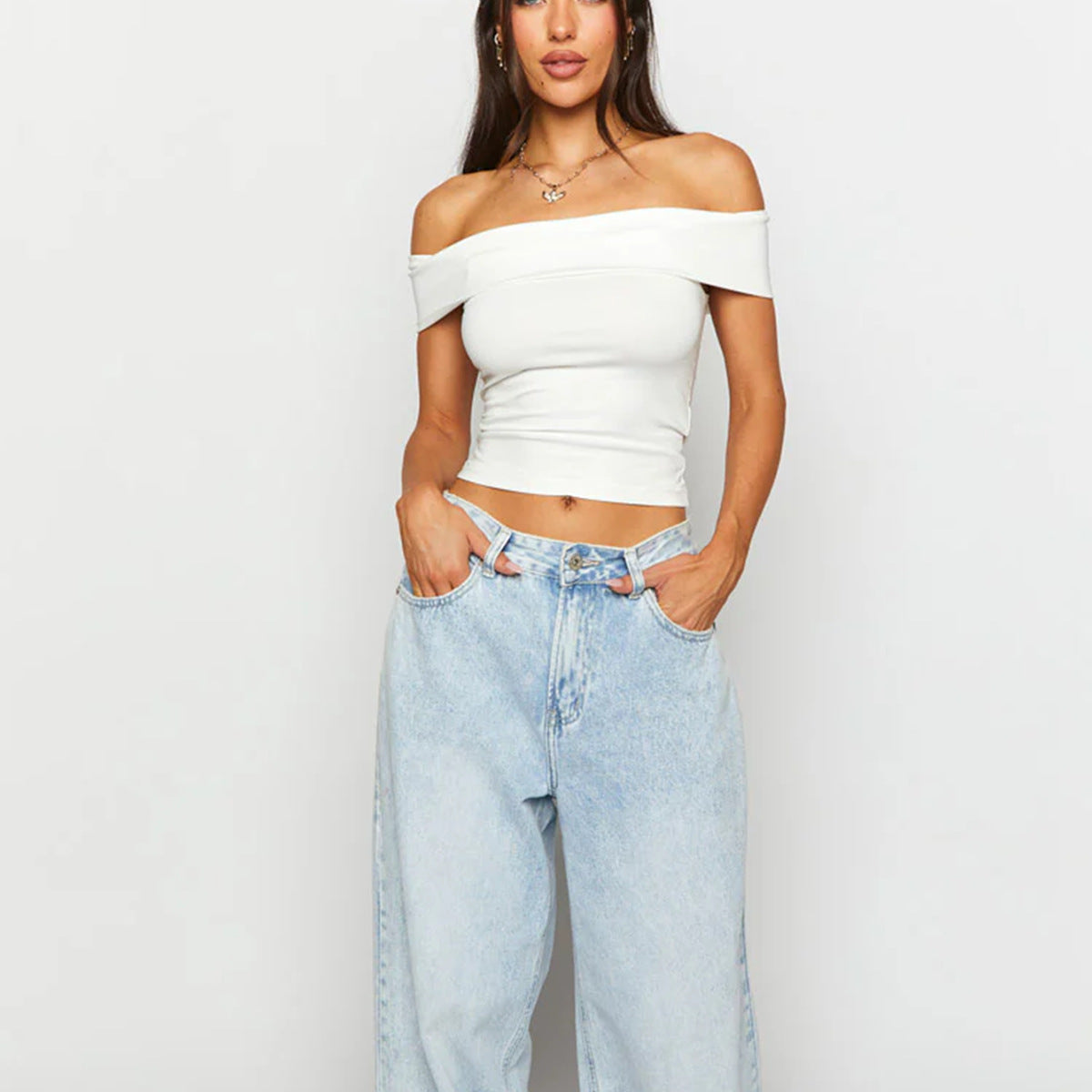 Off-Shoulder Essential Top