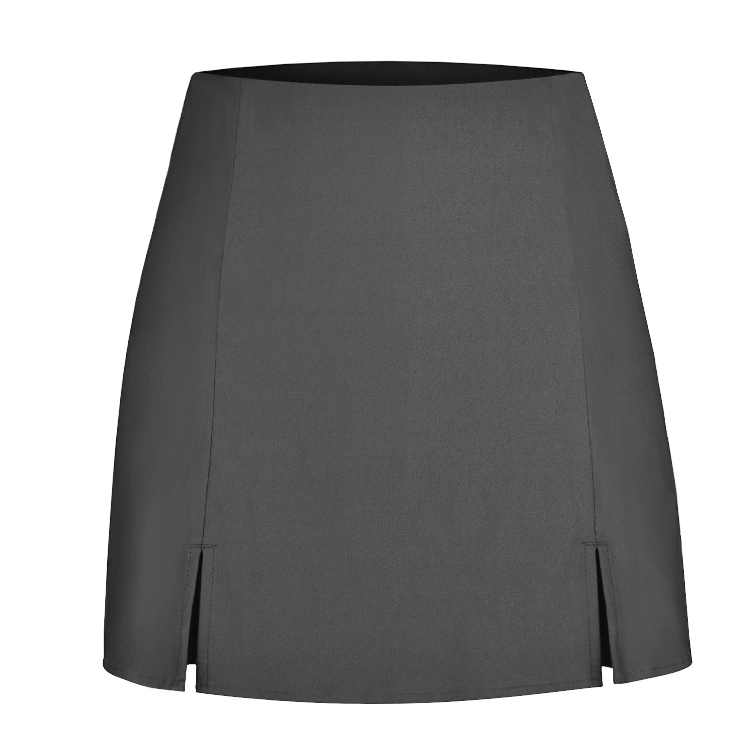 High Waist Side Slit Skort Shorts