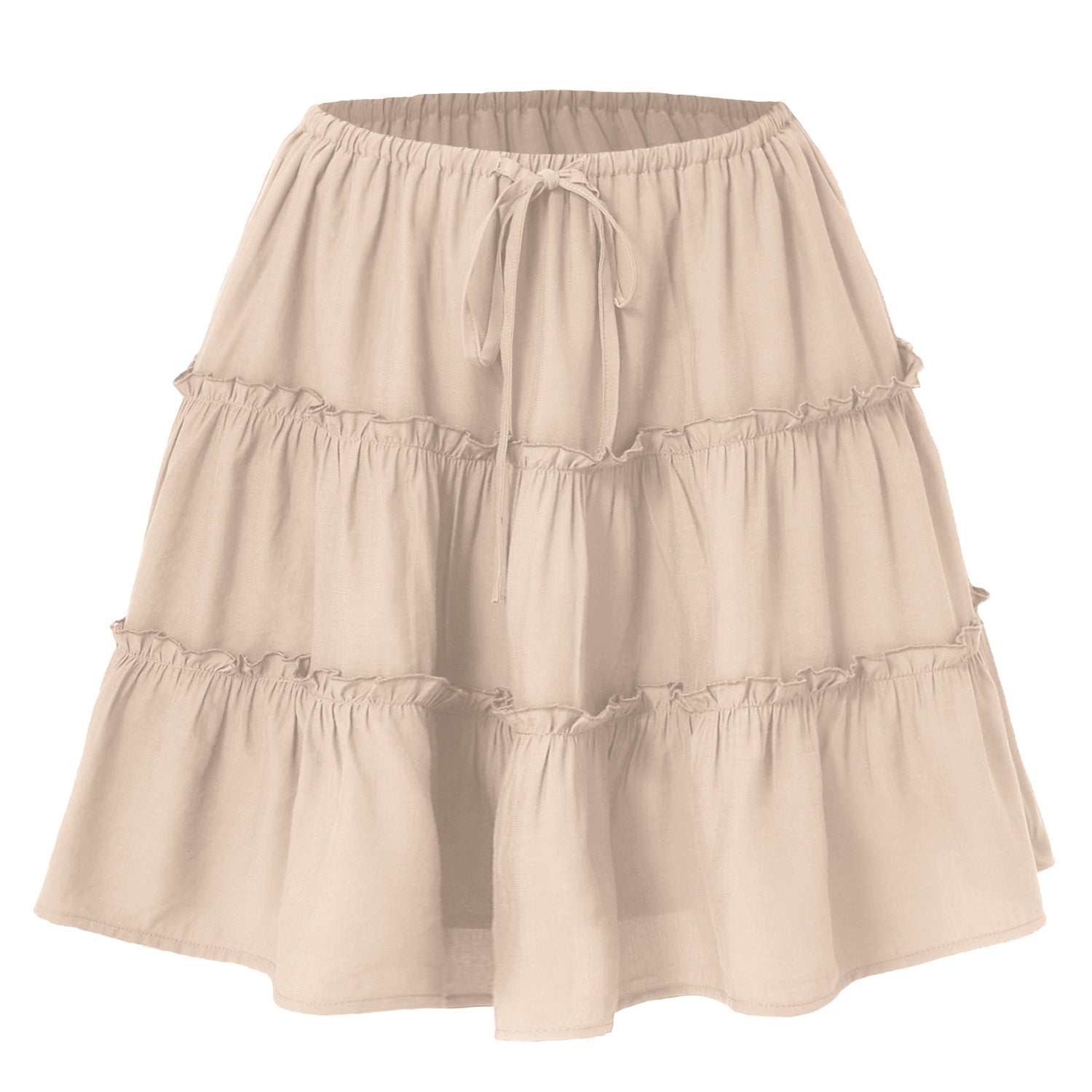Tiered Ruffle Mini Skir