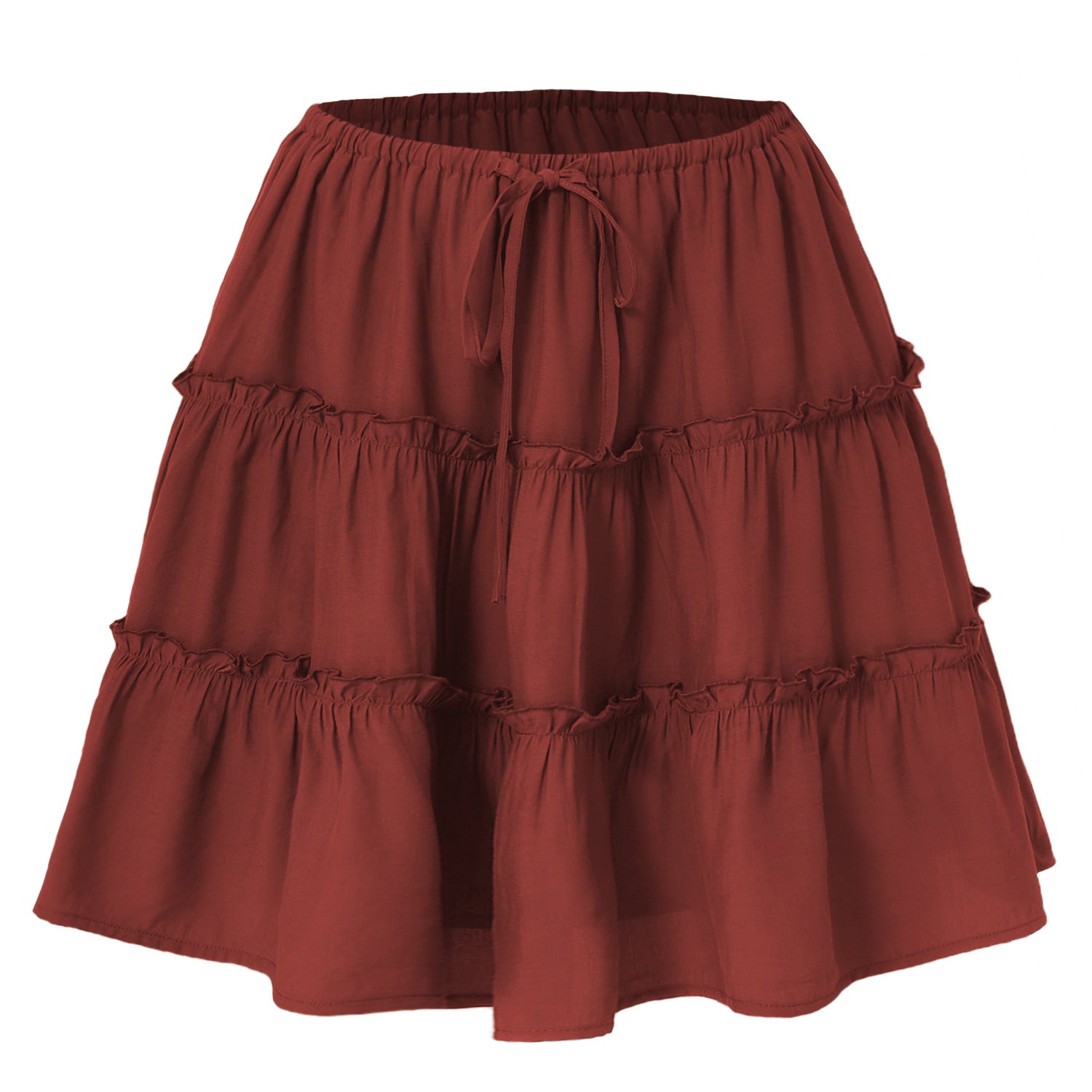 Tiered Ruffle Mini Skir