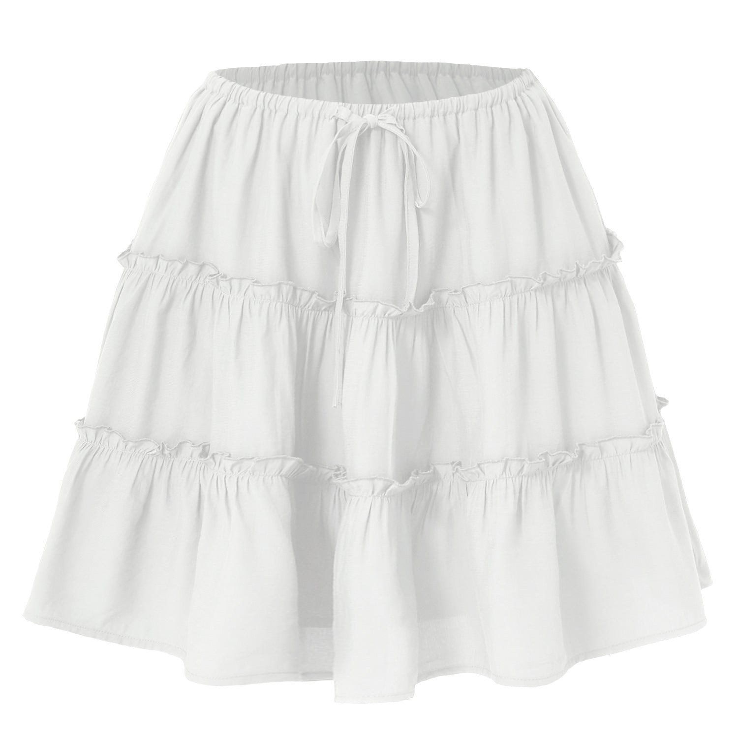 Tiered Ruffle Mini Skir