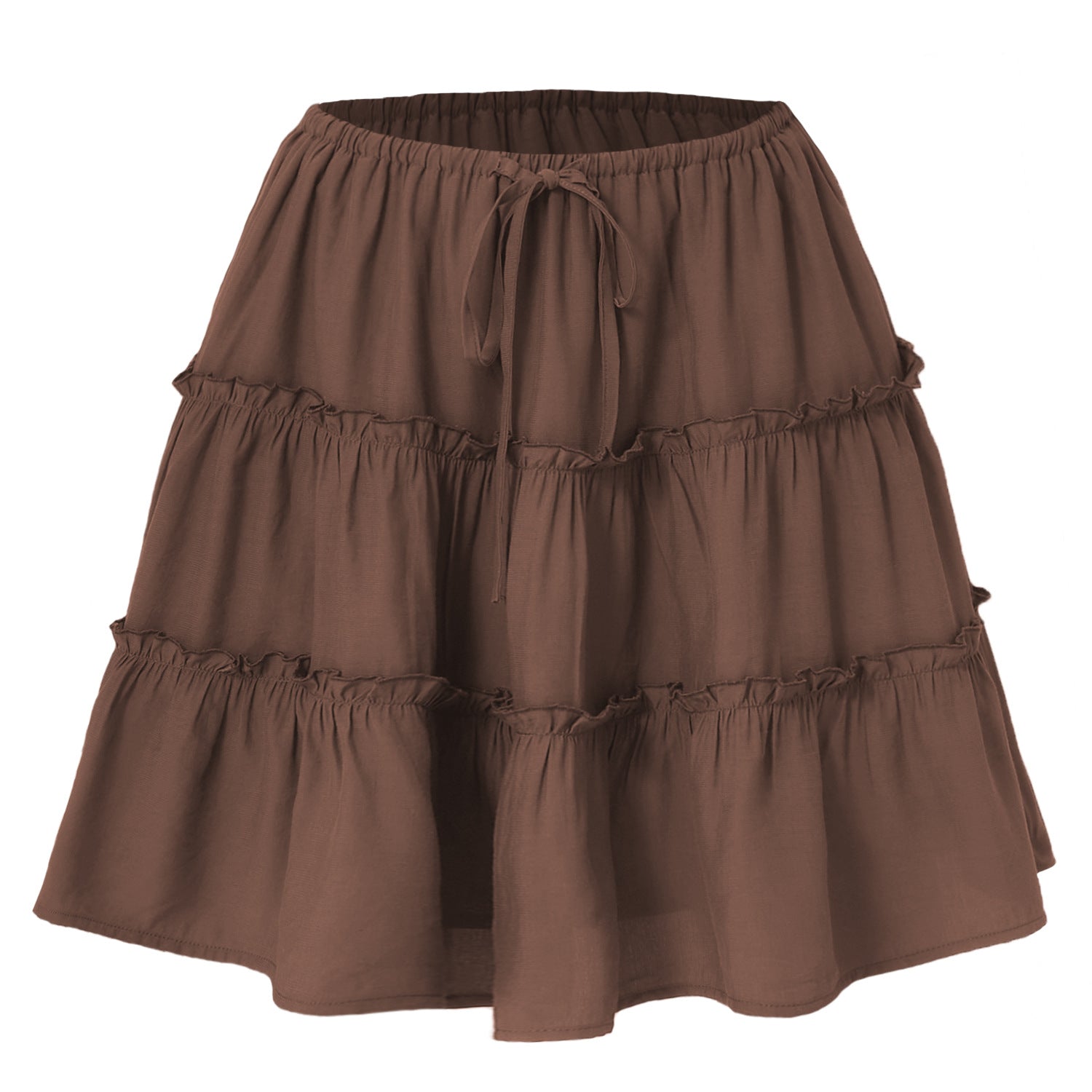 Tiered Ruffle Mini Skir