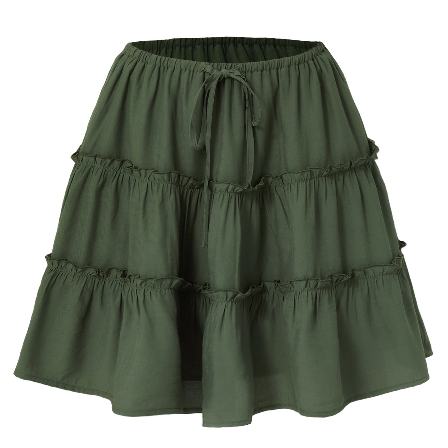 Tiered Ruffle Mini Skir